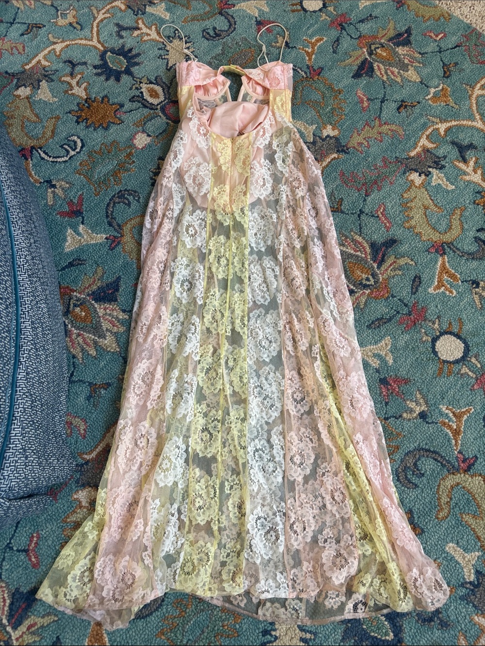 For Love and Lemons Blossom Floral Lace Maxi - Picture 5 of 6